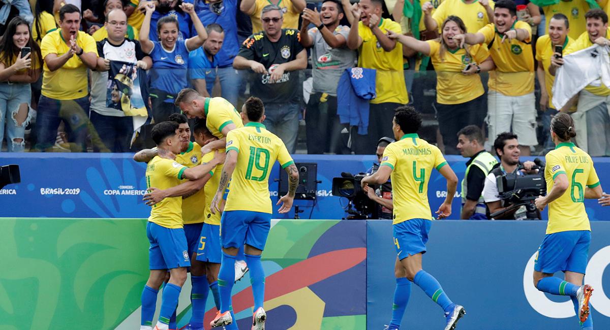 La Selección de Brasil quiere sumar de a tres en su debut. Foto: Twitter Difusión