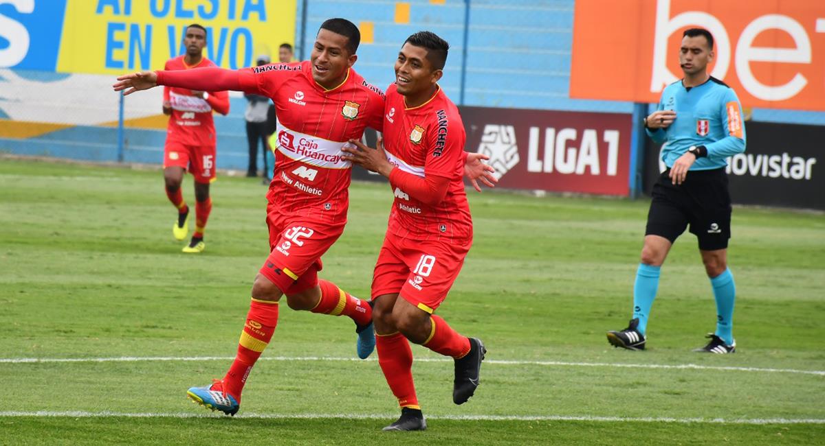 Marcio Valverde anotó el primer gol de Huancayo. Foto: Prensa FPF