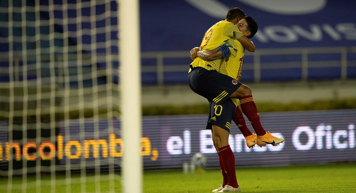 Luis Muriel marcó un 'doblete' ante Venezuela. Foto: EFE