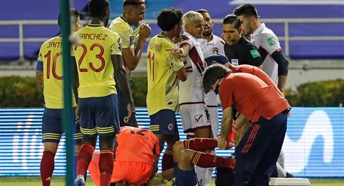 Arias y una terrible lesión en Colombia (VIDEO)