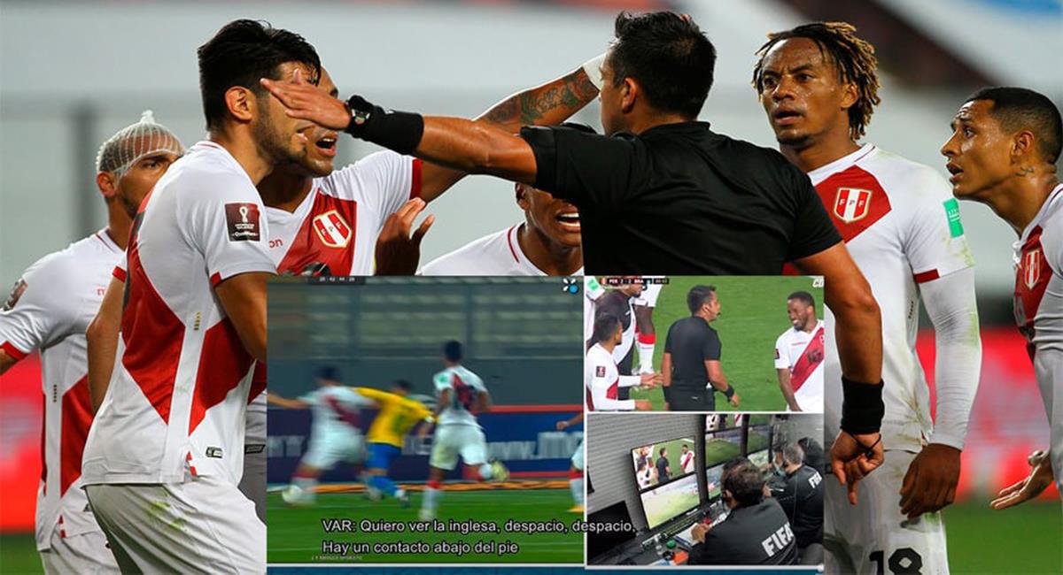 Conmebol difundió audios del VAR del partido entre Perú y Brasil. Foto: Prensa FPF