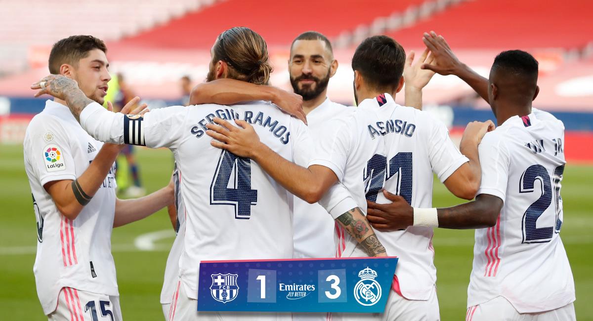 Real Madrid triunfó en el Camp Nou por LaLiga. Foto: Twitter Real Madrid