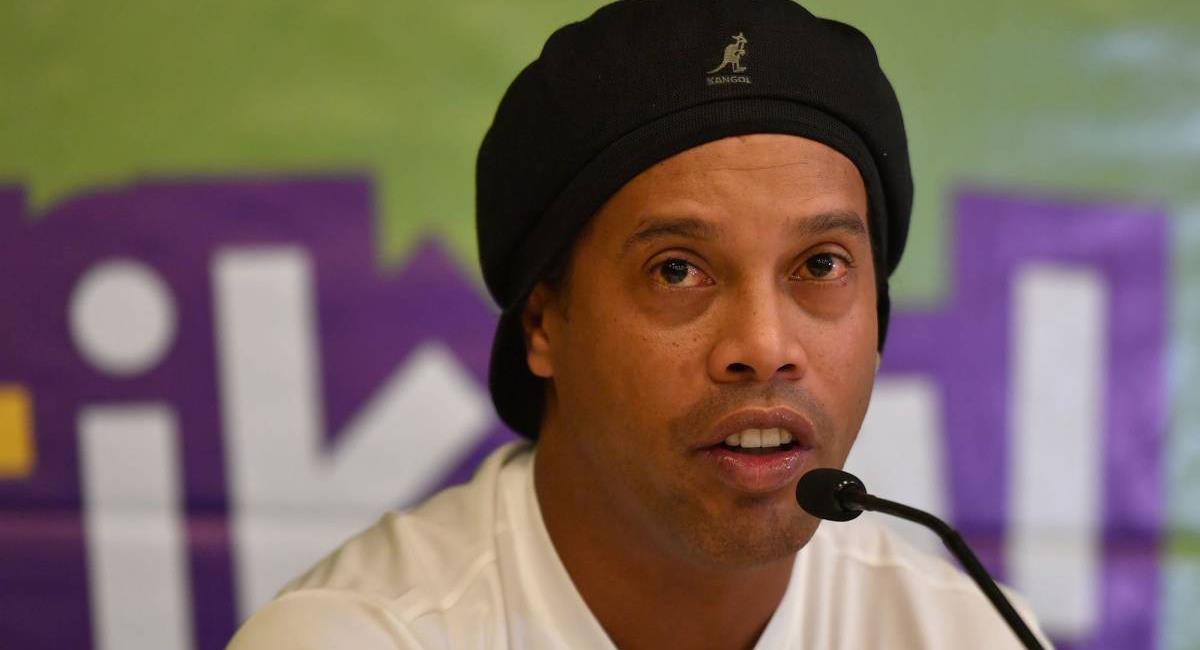 Ronaldinho anunció haber dado positivo a prueba de la COVID-19. Foto: EFE