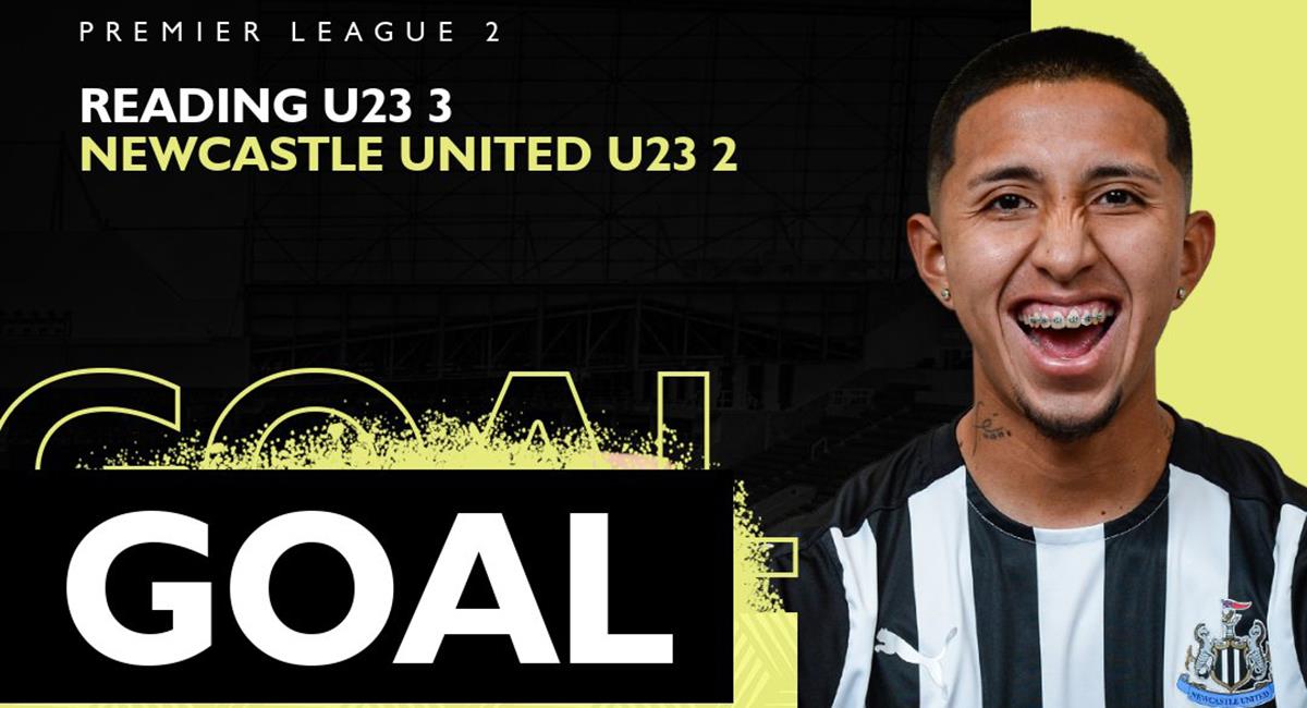 Vilca anotó su primer gol con Newcastle. Foto: Twitter Newcastle United