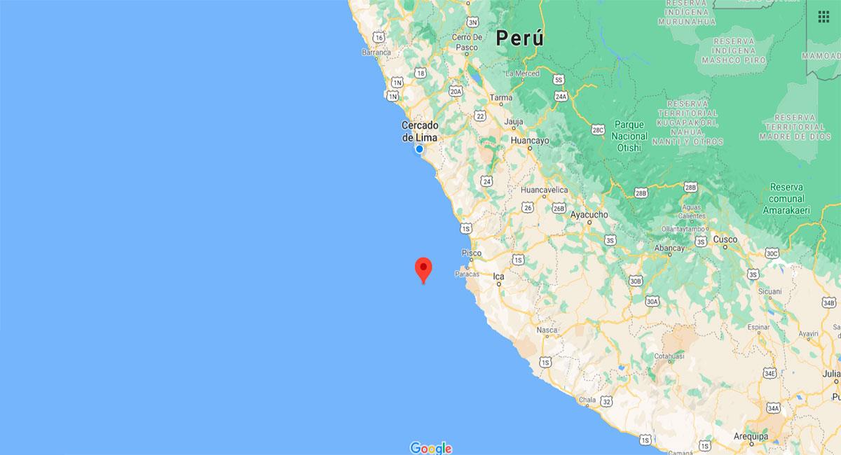 Temblor sacudió Lima este lunes 02 de noviembre por la mañana. Foto: Google Maps