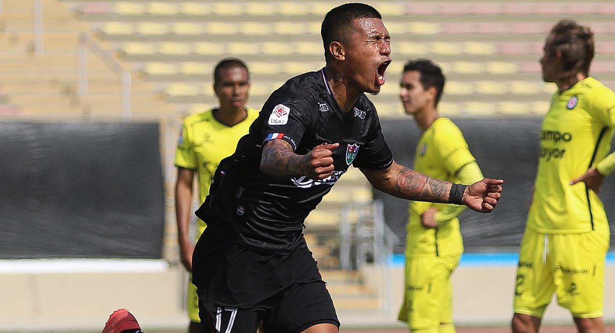 Kenyi Barrios marcó el único gol del partido a los 94 minutos. Foto: Prensa FPF