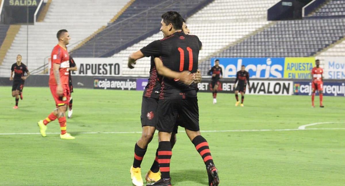 Irven Ávila fue la figura de Melgar con dos goles. Foto: Prensa FPF