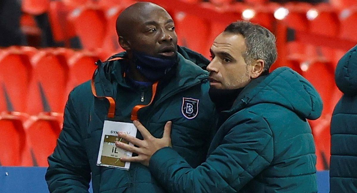 Pierre Webo, víctima de insultos racistas durante partido de Champions League. Foto: EFE