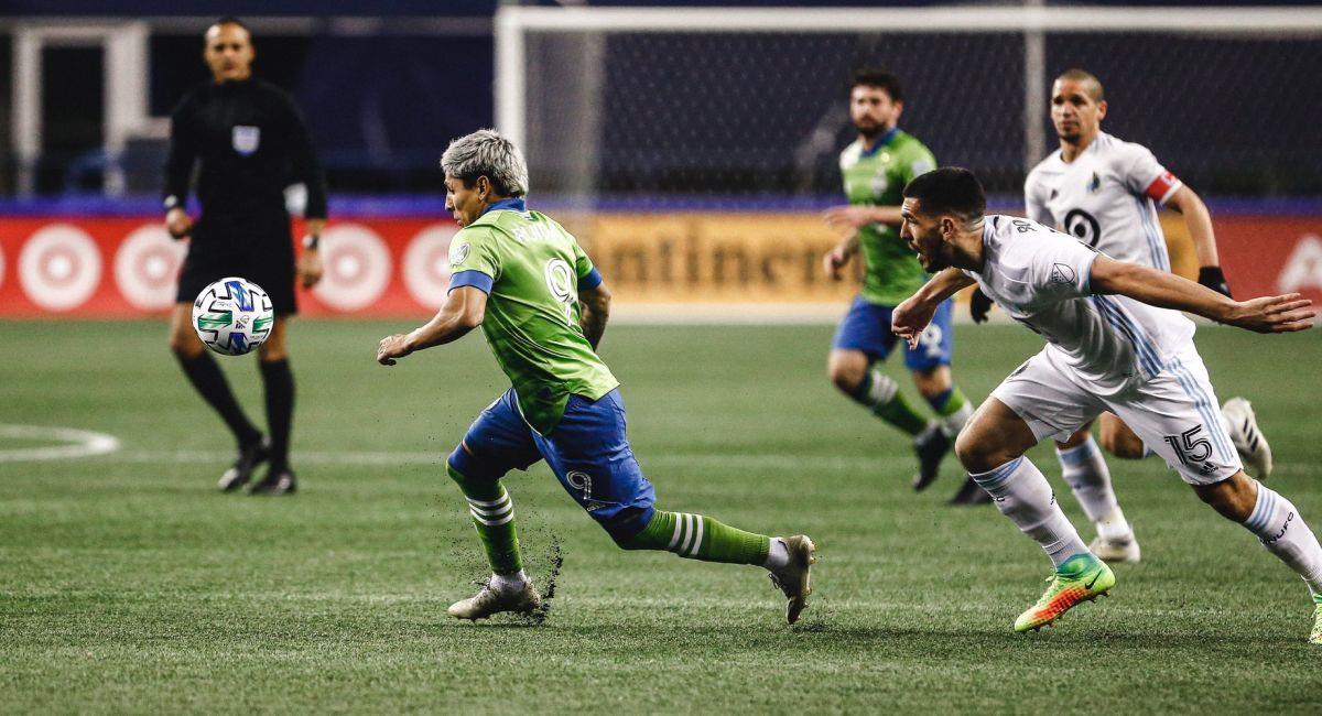 Raúl Ruidíaz anotó en la final de la Conferencia Oeste de la MLS. Foto: MLS