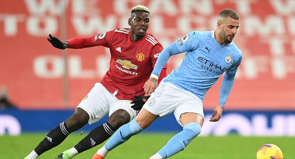 Manchester United igualó sin goles con Manchester City. Foto: EFE