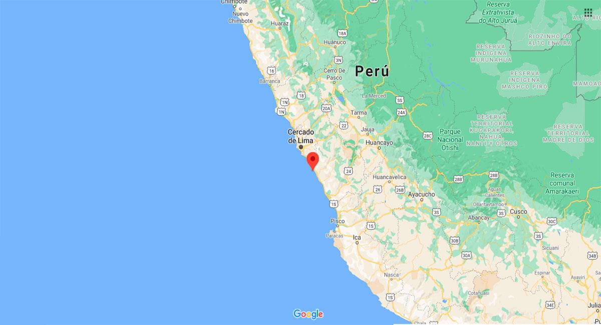 Temblor sacudió Lima en Navidad. Foto: Google Maps