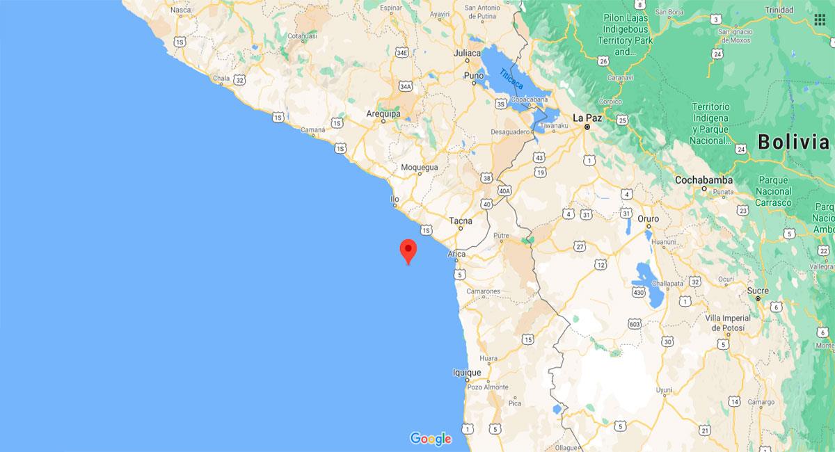 Temblor sacudió Ilo (Moquegua) este martes 29 de diciembre. Foto: Google Maps