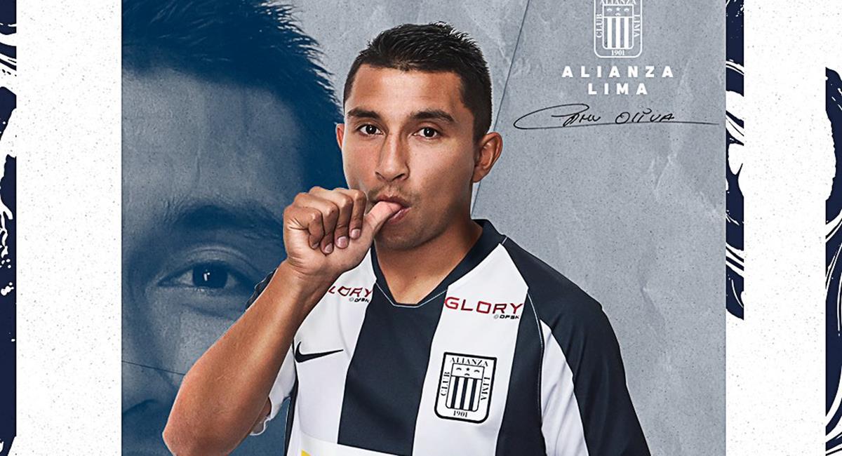 Edhu Oliva jugará en Alianza Lima por dos temporadas. Foto: Twitter Alianza Lima