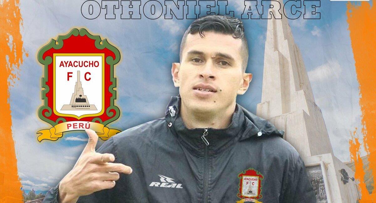 Othoniel Arce jugará por Ayacucho FC. Foto: Twitter Ayacucho FC