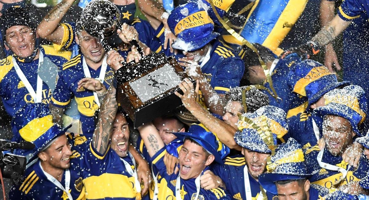 Boca Juniors campeón de la Copa Maradona. Foto: EFE