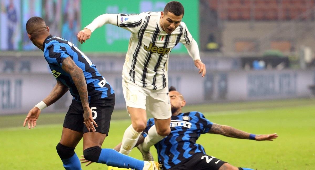 Inter superó a la Juventus de 'CR7'. Foto: EFE
