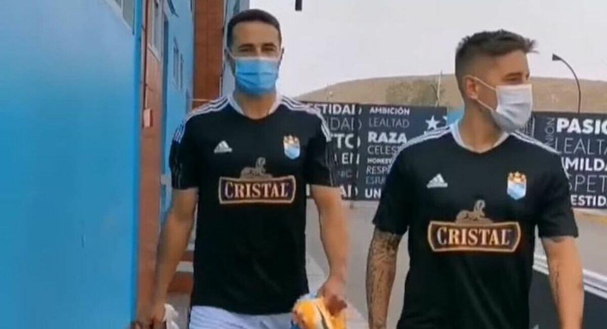 Alejandro González y Hohberg a poco de iniciar la pretemporada. Foto: Instagram Club Sporting Cristal