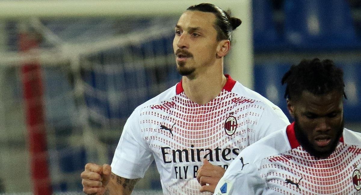 Doblete de Zlatan para triunfo de AC Milan. Foto: EFE