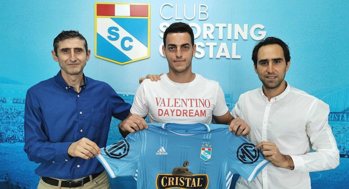 Alejandro Duarte tiene contrato por dos temporadas. Foto: Twitter Club Sporting Cristal