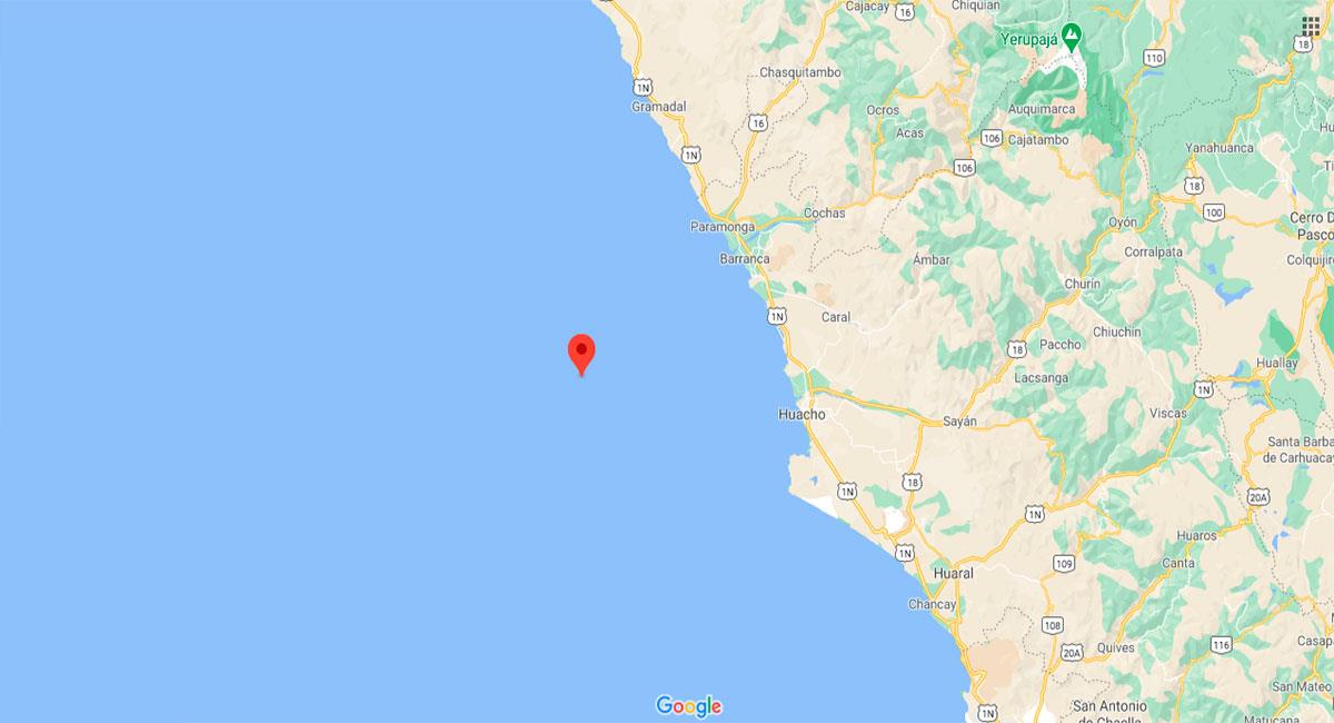 Temblor sacudió Lima este viernes por la noche. Foto: Google Maps