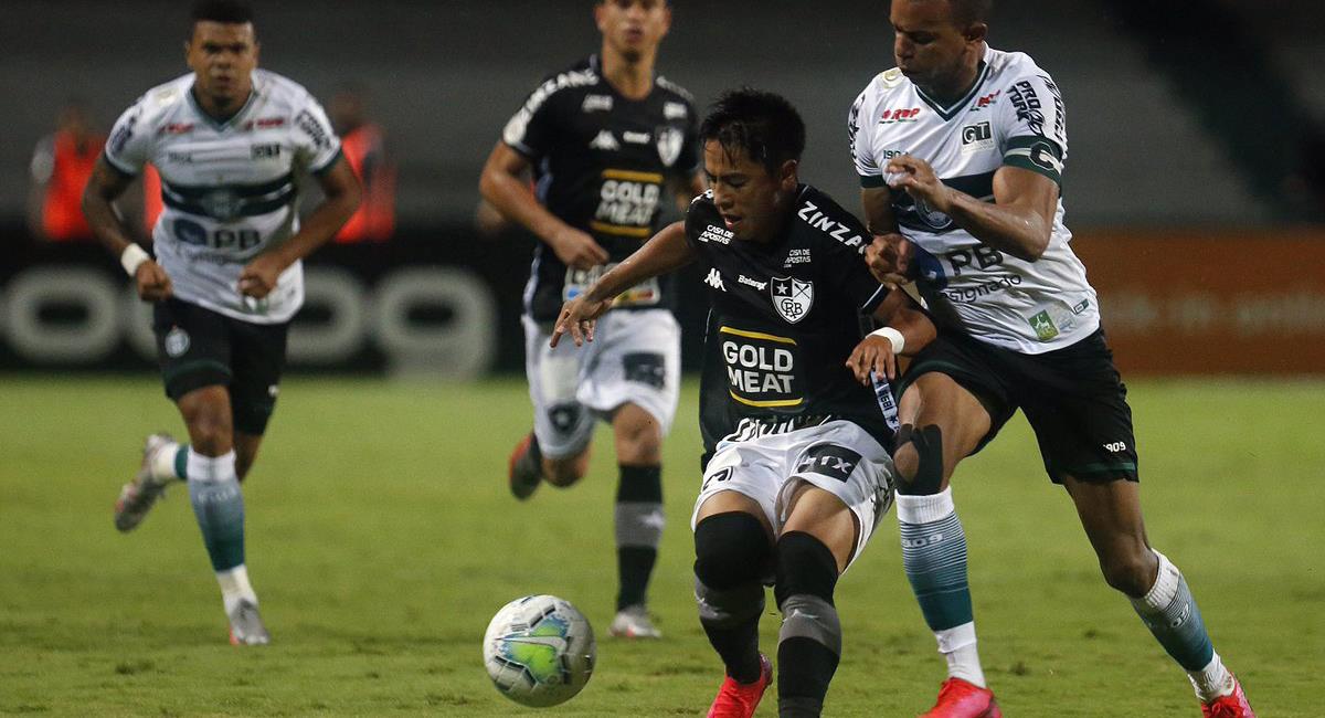 Alexander Lecaros perdió la categoría con Botafogo. Foto: Twitter Difusión