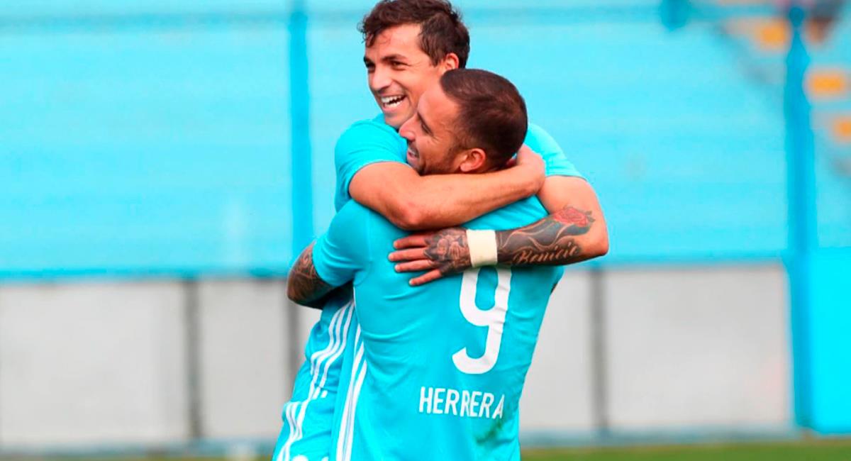 Emanuel Herrera y Gabriel Costa eran dupla de ataque en el 2018. Foto: Twitter Difusión