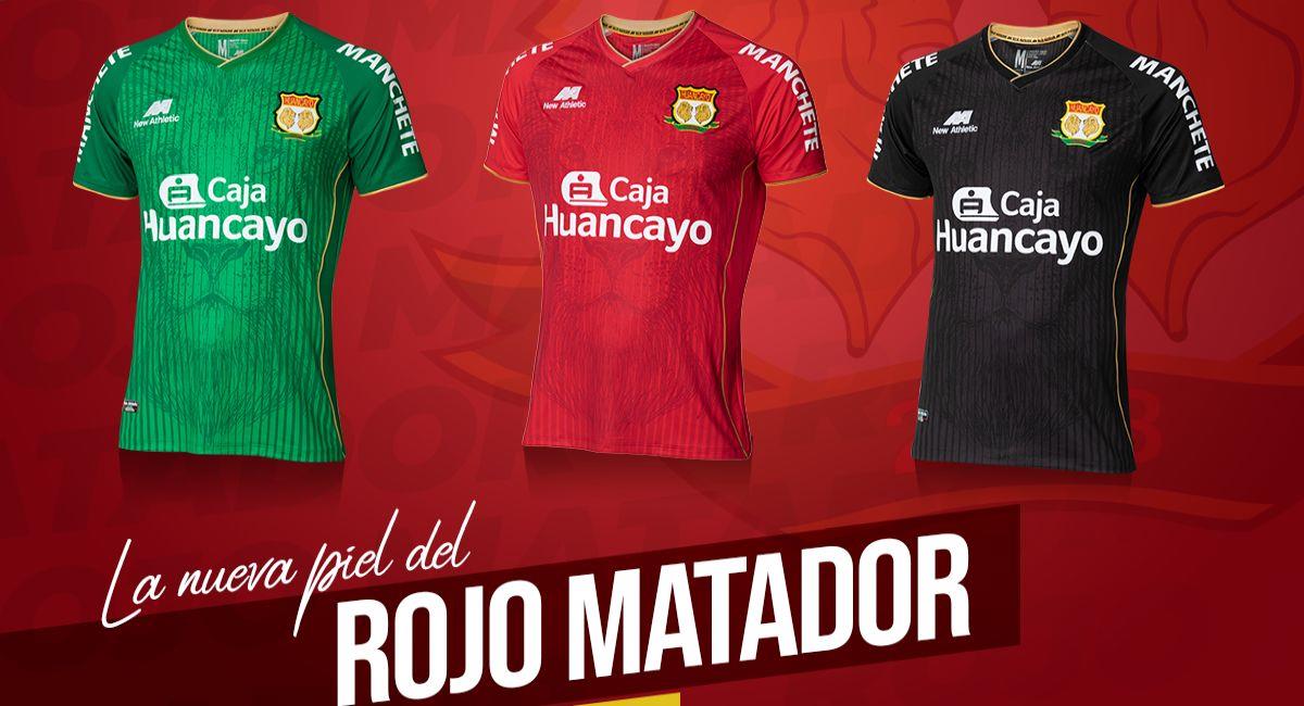 Las nuevas camisetas de Sport Huancayo. Foto: Facebook New Athletic