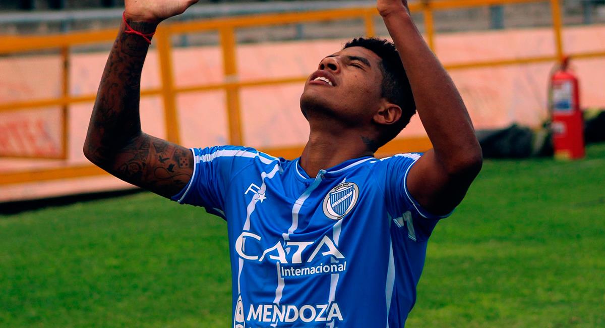 Wilder Cartagena lleva un gol en la temporada con Godoy. Foto: Twitter @ClubGodoyCruz