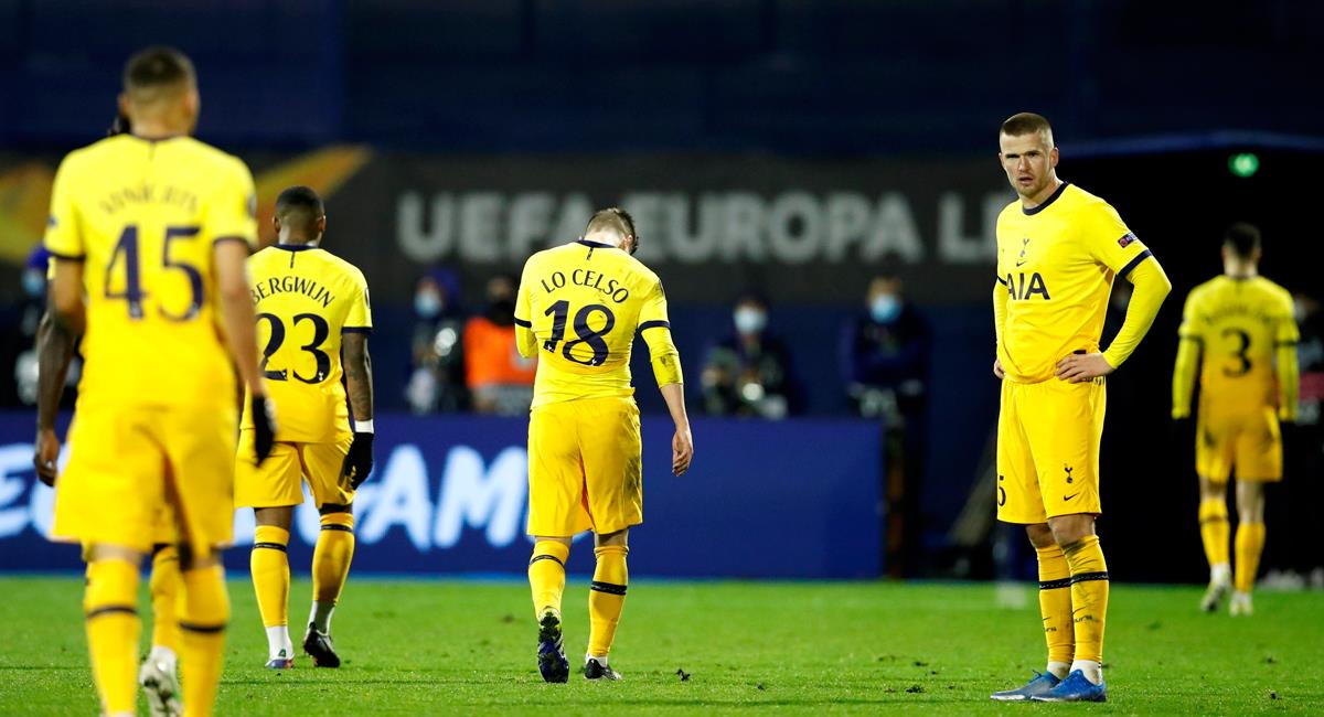 Tottenham cayó goleado 3-0 ante Dinamo Zagreb este jueves. Foto: EFE