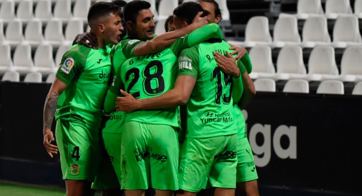 Fuenlabrada venció 2-0 a Leganés. Foto: Twitter @CFuenlabradaSAD
