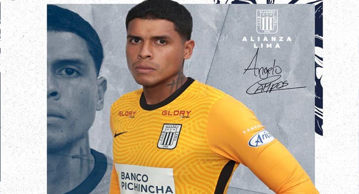 Ángelo Campos es nuevo arquero de Alianza Lima. Foto: Facebook Club Alianza Lima