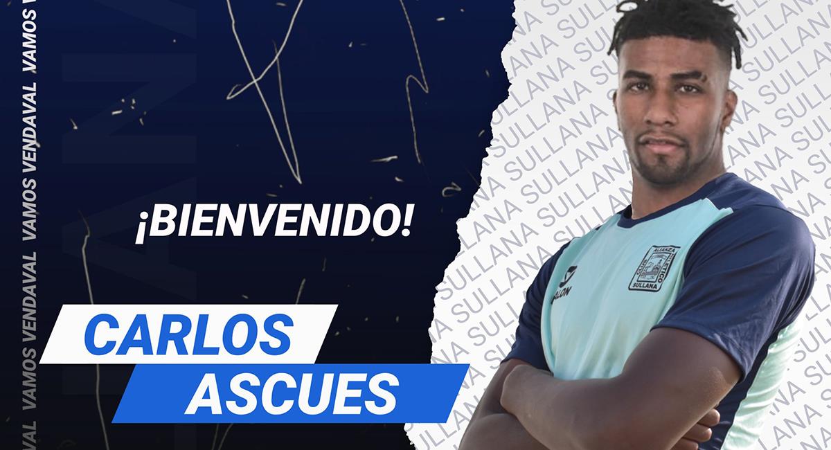 Carlos Ascues es nuevo jugador del 'Vendaval'. Foto: Twitter Alianza Atlético