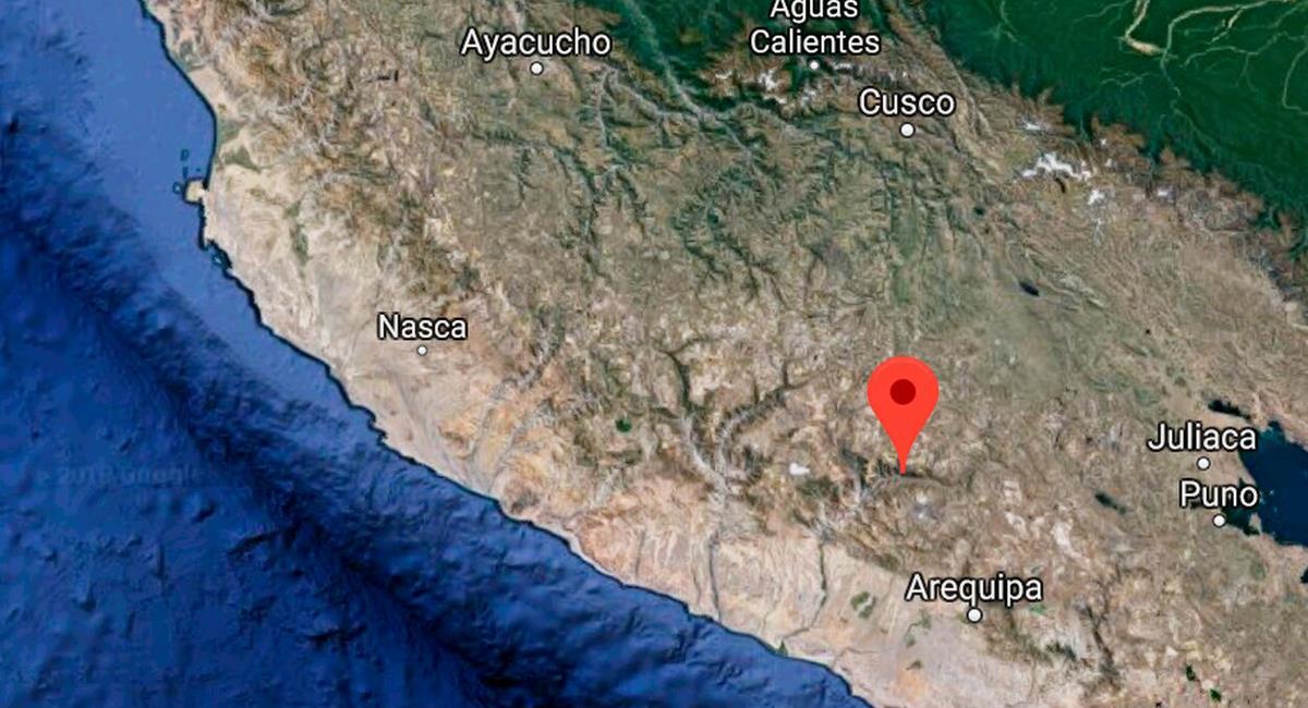 Sismo de 3.6 sacudió Cabanaconde (Caylloma) en Arequipa. Foto: Google Maps