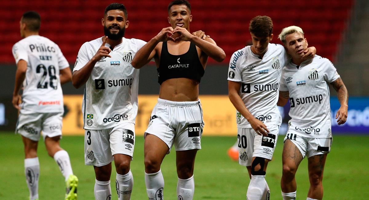 Santos se clasifica a la Fase de Grupos de la Libertadores. Foto: EFE