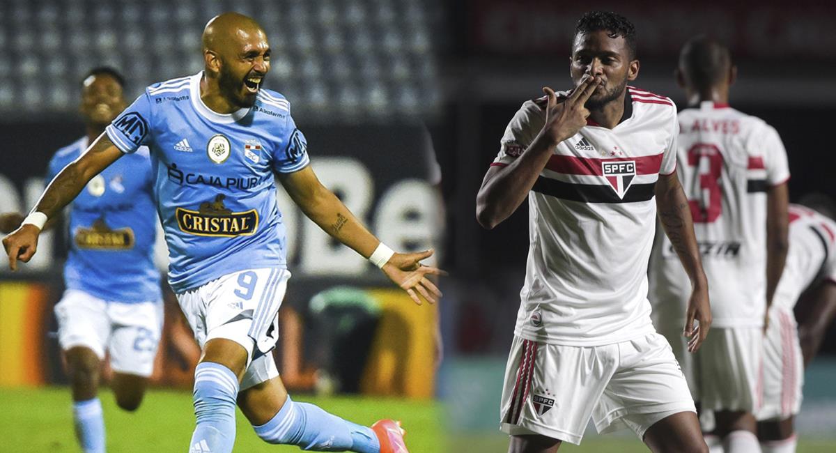 Debut de los 'rimenses' en la Libertadores. Foto: Twitter Sporting Cristal / Sao Paulo FC