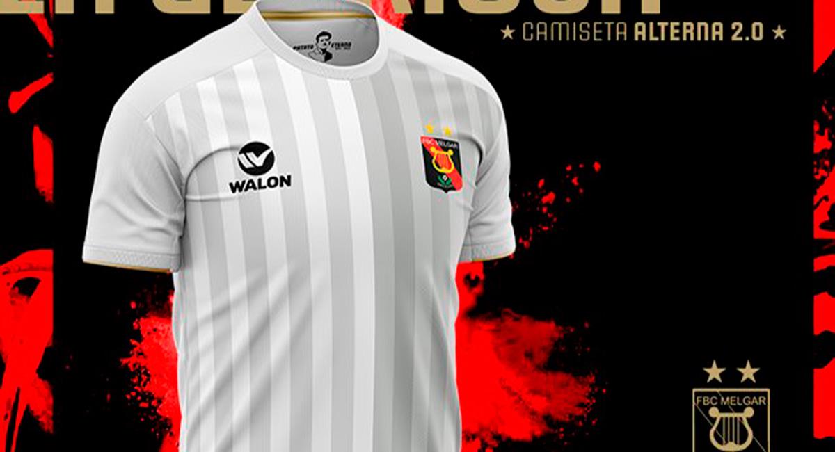 Camiseta especial de Melgar para Copa Sudamericana. Foto: Twitter @MelgarOficial