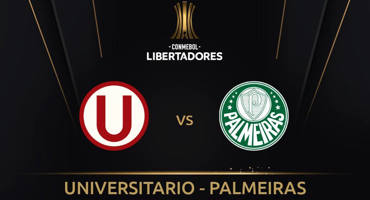 Universitario recibe a Palmeiras en el Monumental. Foto: Twitter Conmebol Libertadores