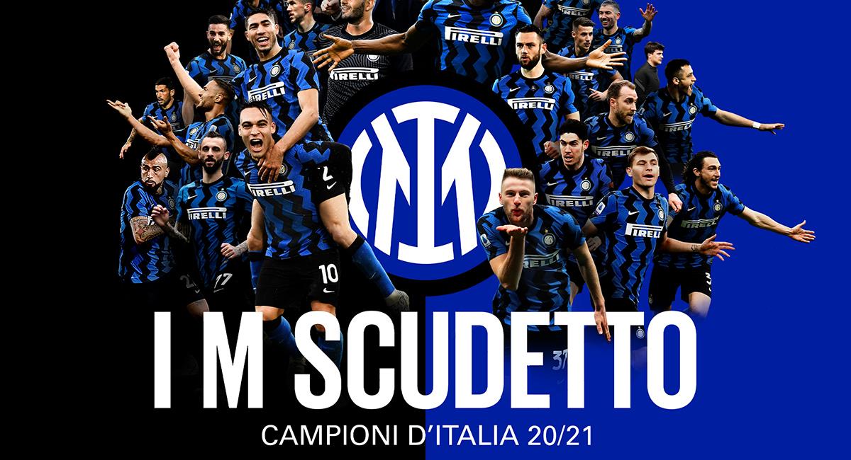 Inter logró su Scudetto. Foto: Twitter Inter de Milán