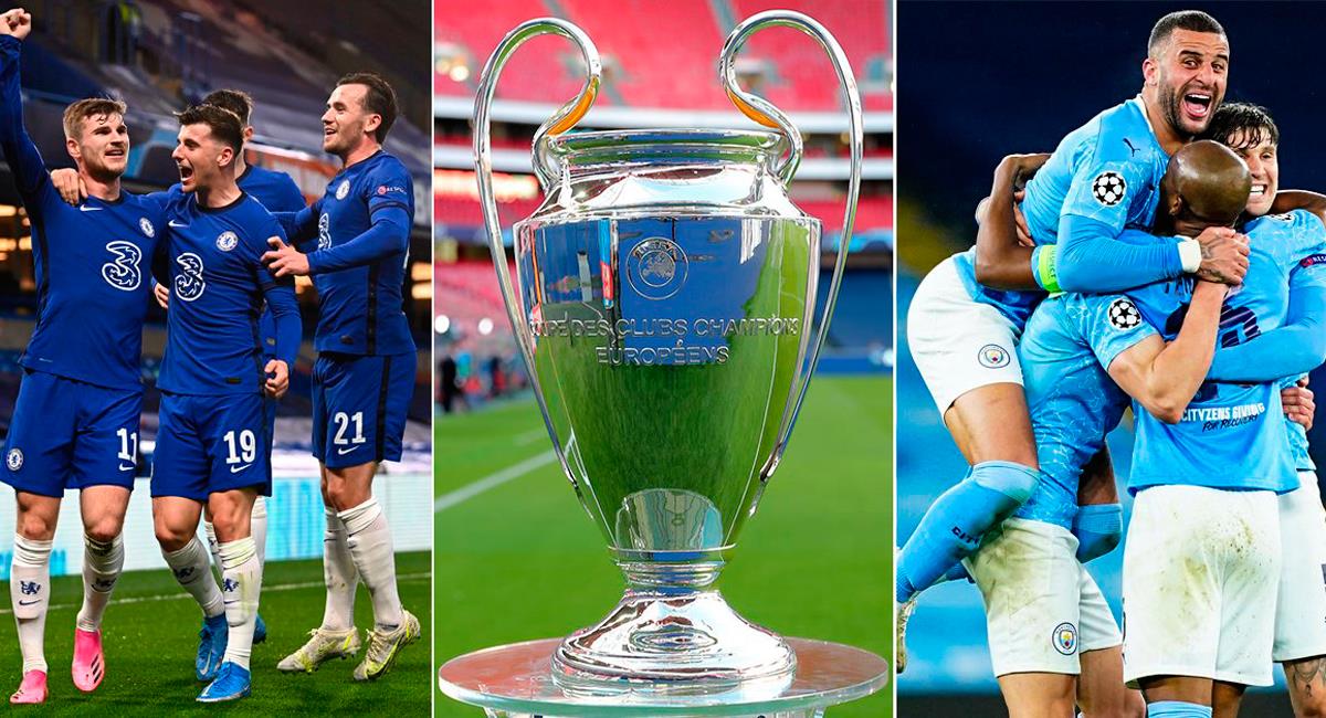 Chelsea y Manchester CIty chocarán en la gran final de Champions League. Foto: Twitter