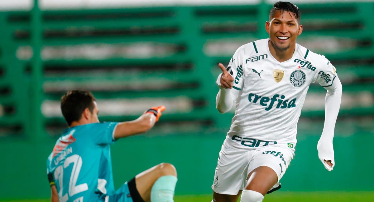 Palmeiras venció 2-1 a Defensa y Justicia. Foto: EFE