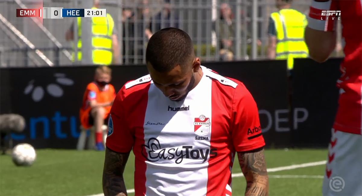 Doblete de Sergio Peña en la Eredivisie. Foto: Twitter Captura ESPN Live