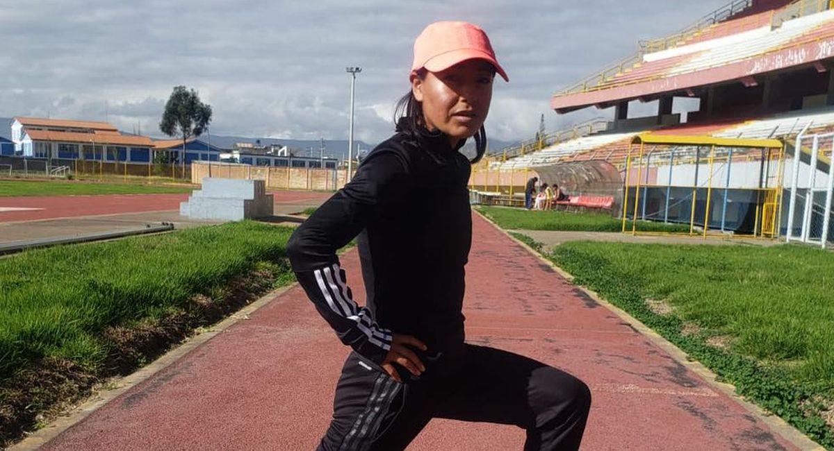 Inés Melchor, maratonista peruana. Foto: Facebook