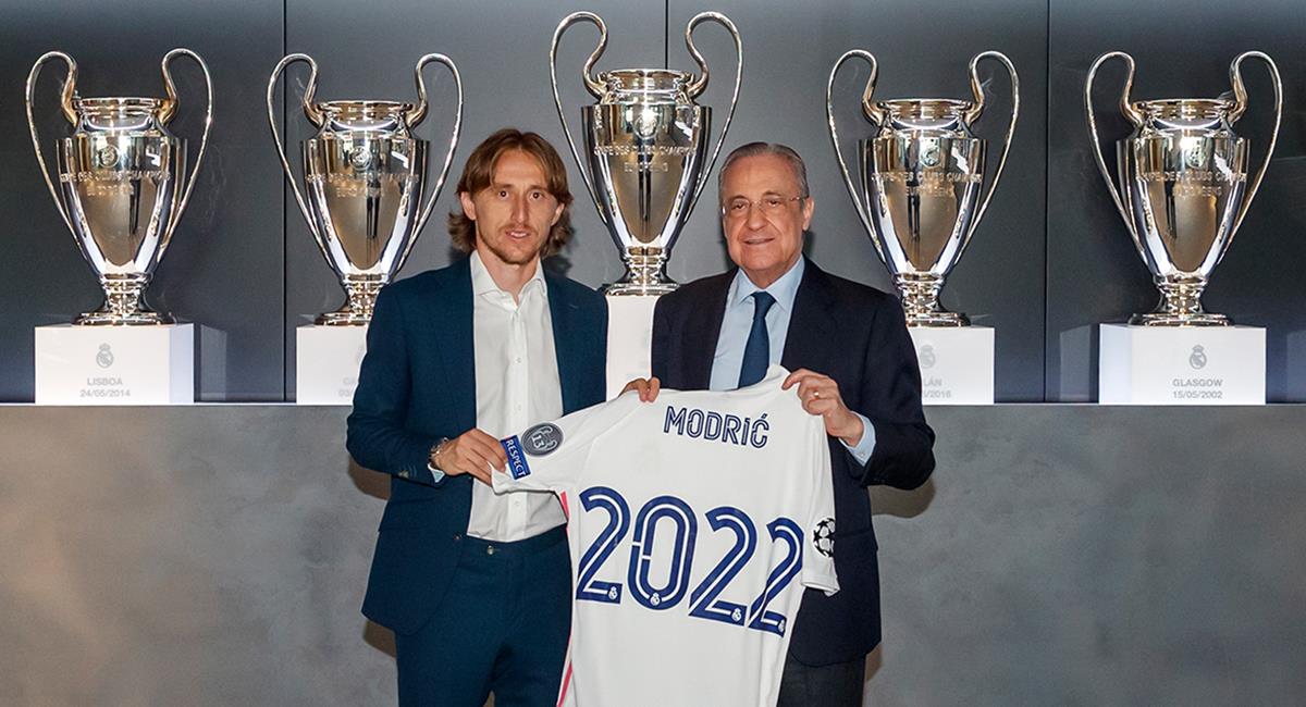 Modric se queda en Real Madrid. Foto: Twitter Real Madrid