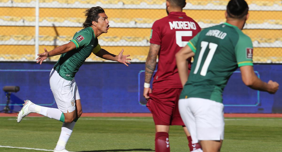 Marcelo Martins anotó con el seleccionado boliviano. Foto: EFE