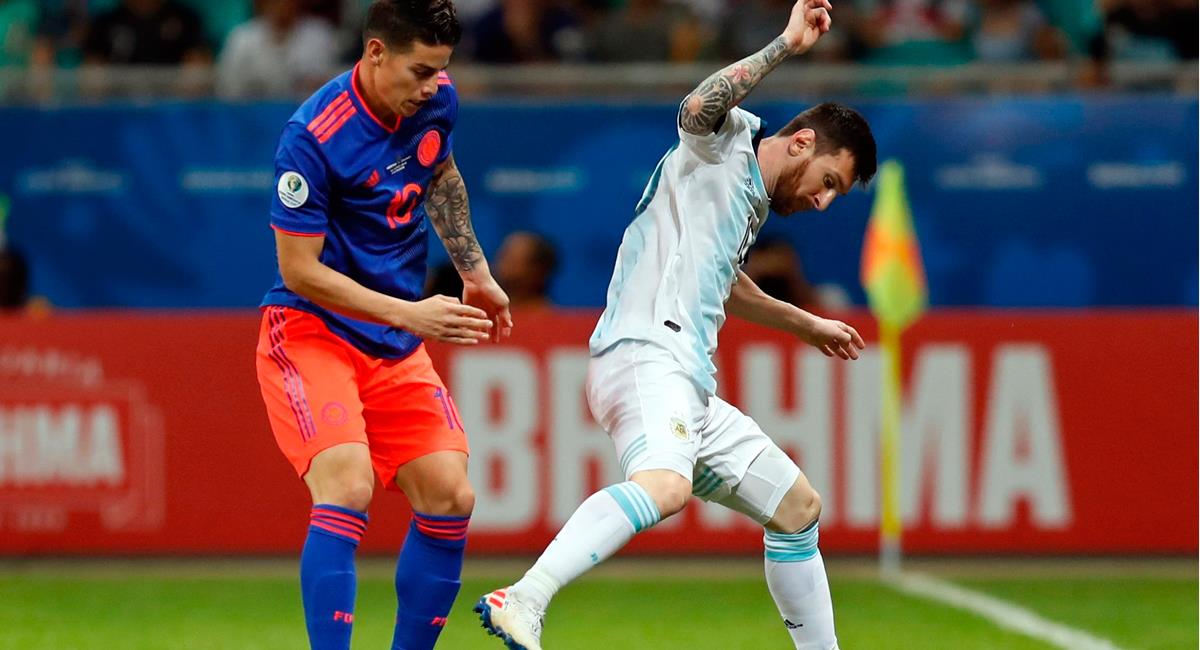 Colombia enfrenta a Argentina por la fecha 8 de las Eliminatorias. Foto: Twitter