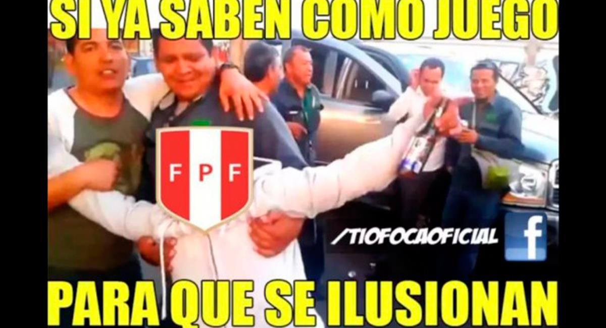 Perú cayó ante Colombia y los memes no pudieron faltar. Foto: Twitter Difusión
