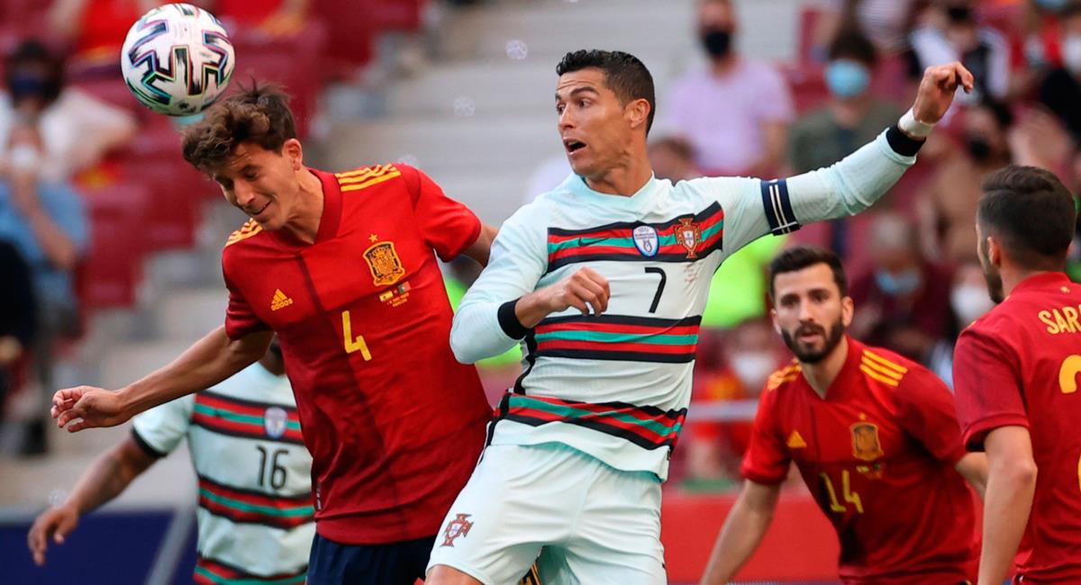 España y Portugal igualaron 0-0 este viernes. Foto: EFE