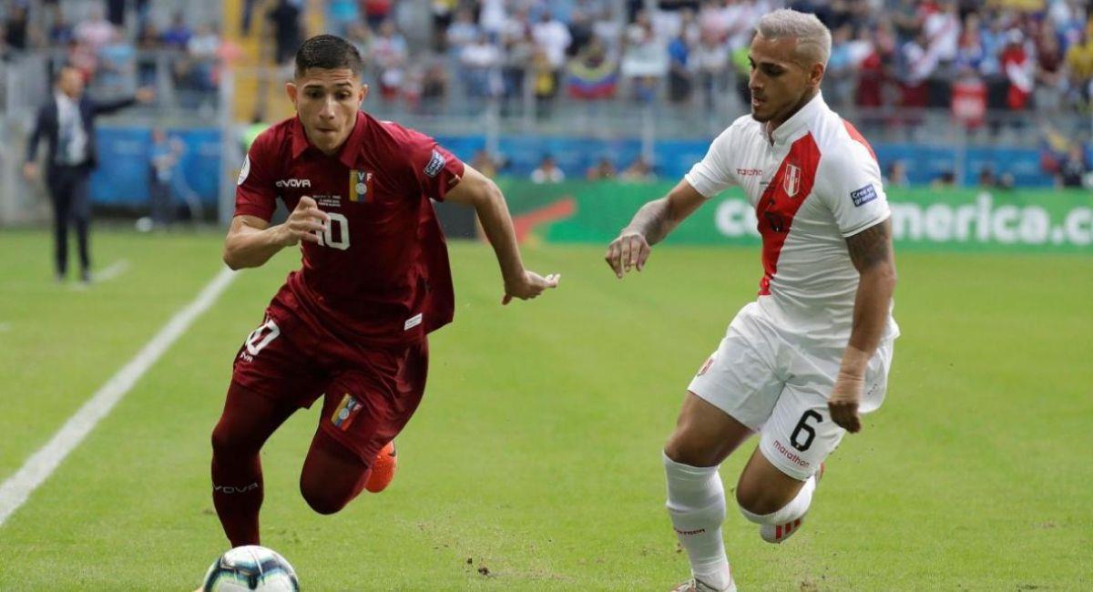Perú y Venezuela chocarán otra vez por la Copa América. Foto: EFE