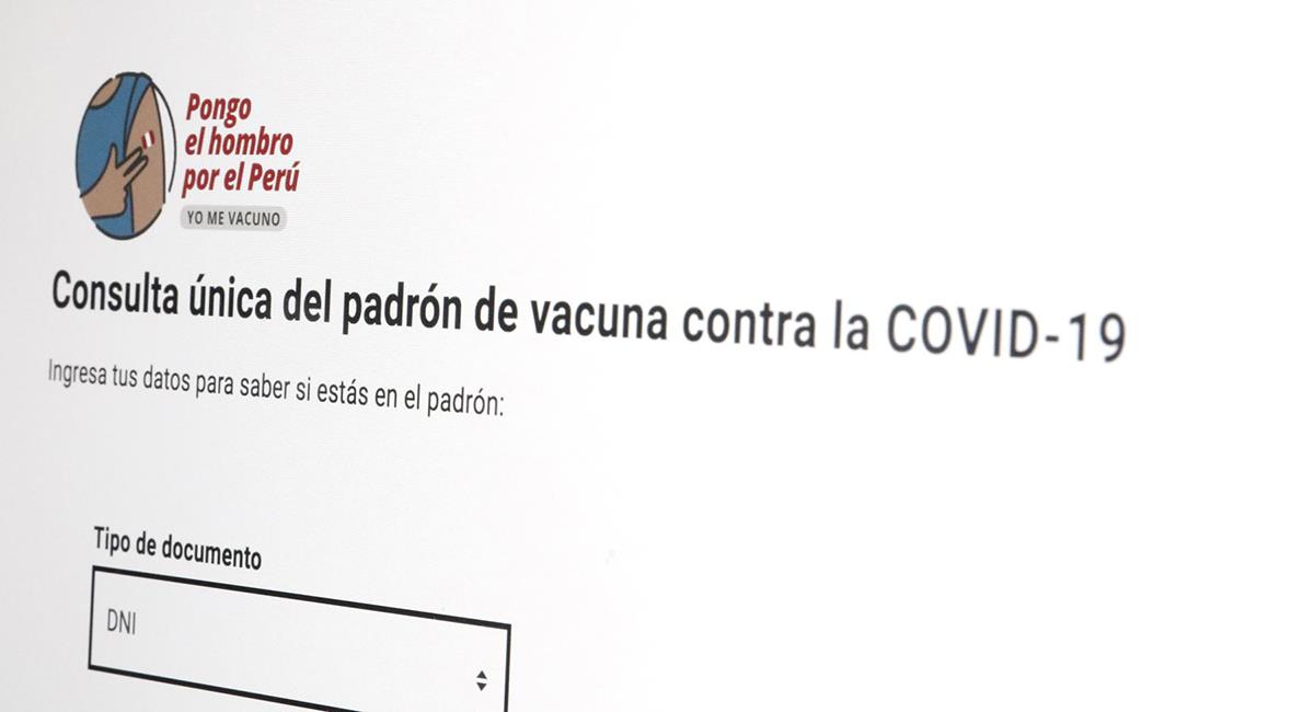 Conoce el portal para conocer dónde y cuándo vacunarte contra la COVID-19. Foto: Andina