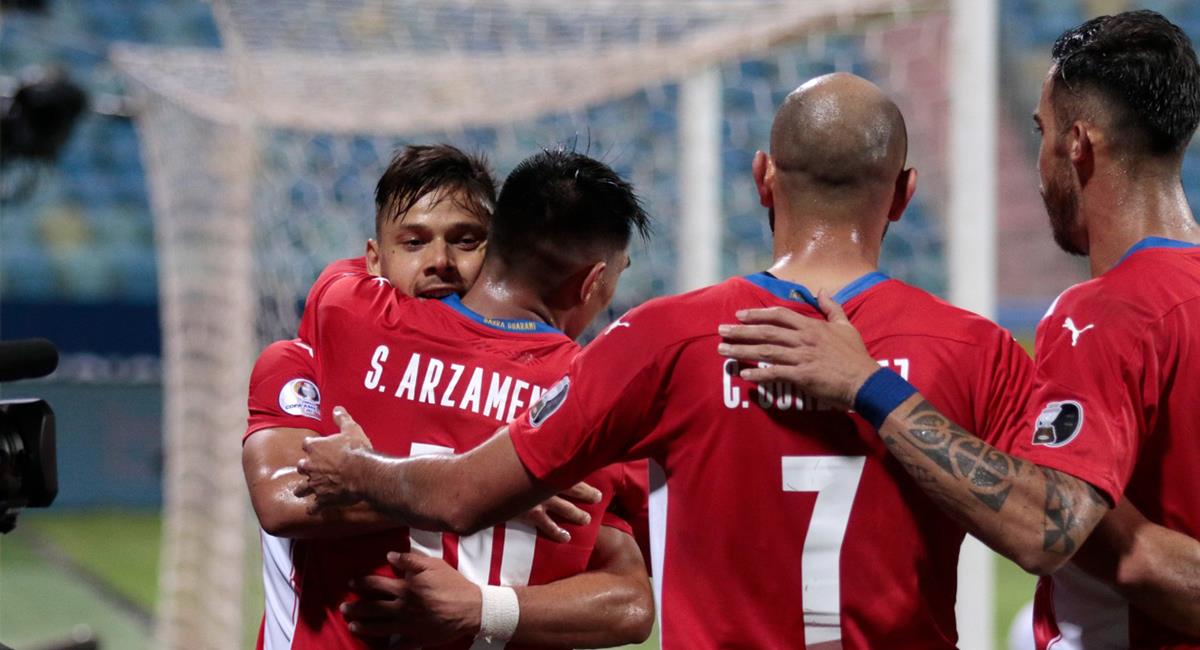 Paraguay quedó tercero en el grupo A. Foto: Twitter @Albirroja